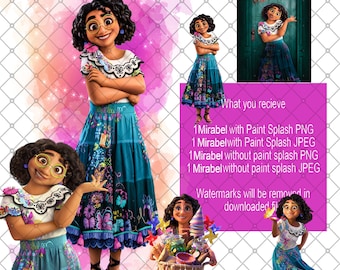 Mirabel Encanto Graphics, Disney Sublimation (Digital File)