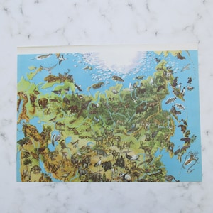 Bildkarte: Nordasien – Wilde Tiere und Pflanzen – 1960 – illustriert von Eigener