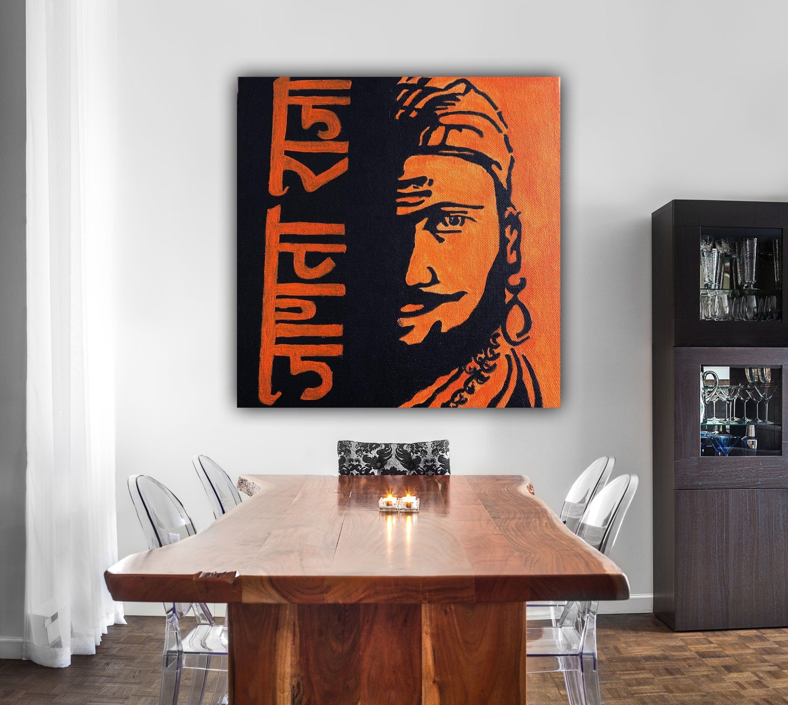 Shivaji Maharaj Painting Handmade Shivaji Painting Janata Etsy