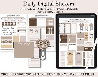 Digital Stickers, Stickers, Date Dots, Instant Download, Cropped GoodNotes Stickers, PNGs, Planner Stickers, Widgets, Calendar Stickers