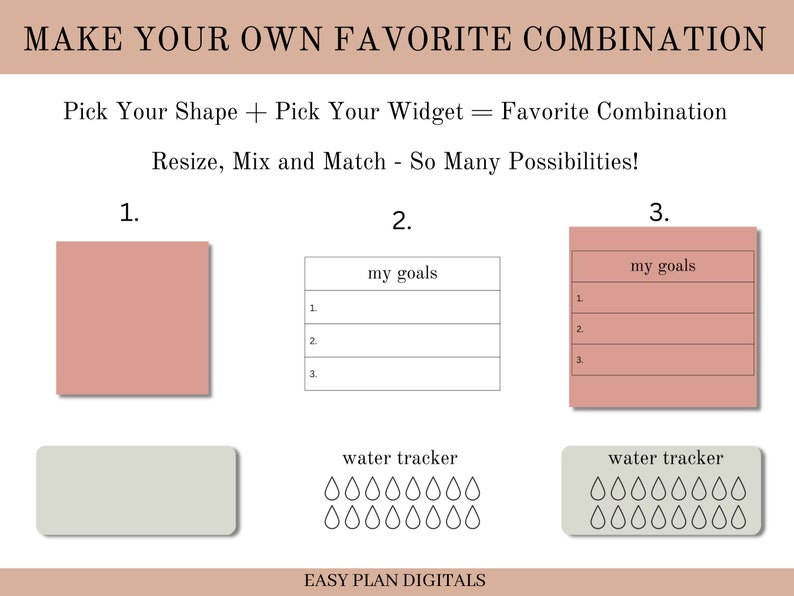 Versatile Widget Kit, Widgets, Digital Stickers, Planner Stickers