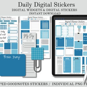 Digital Stickers, Stickers, Date Dots, Instant Download, Cropped GoodNotes Stickers, PNGs, Planner Stickers, Widgets, Calendar Stickers