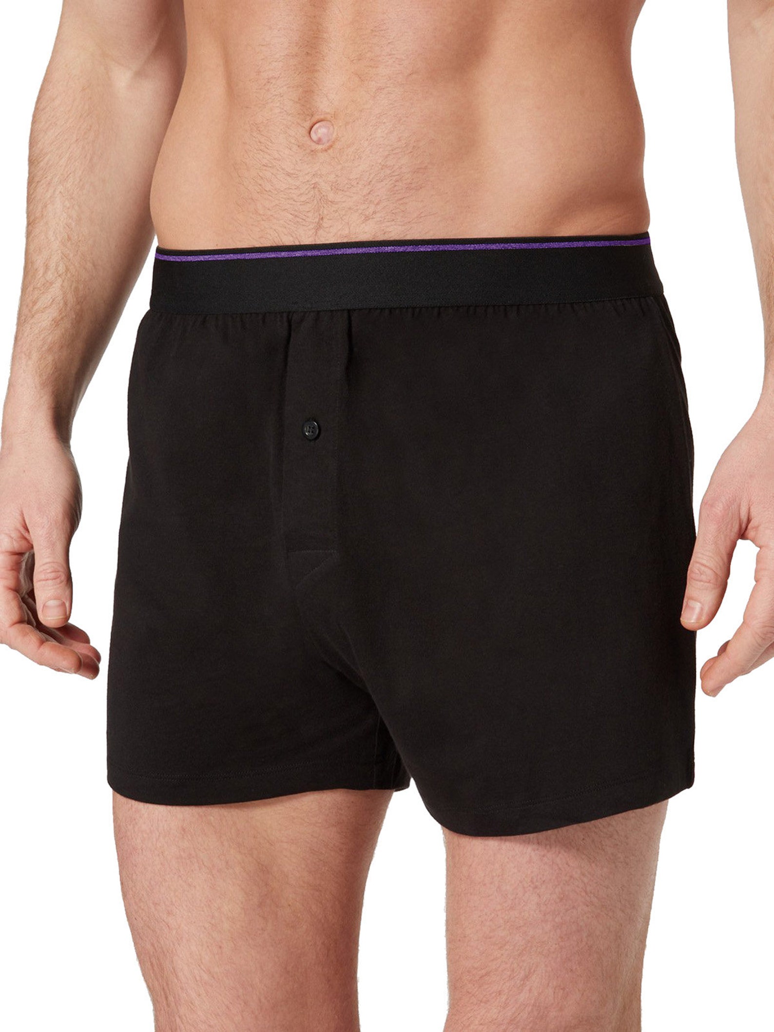 Boxer shorts BLACK Pure Cotton Boxers Men Boys Etsy