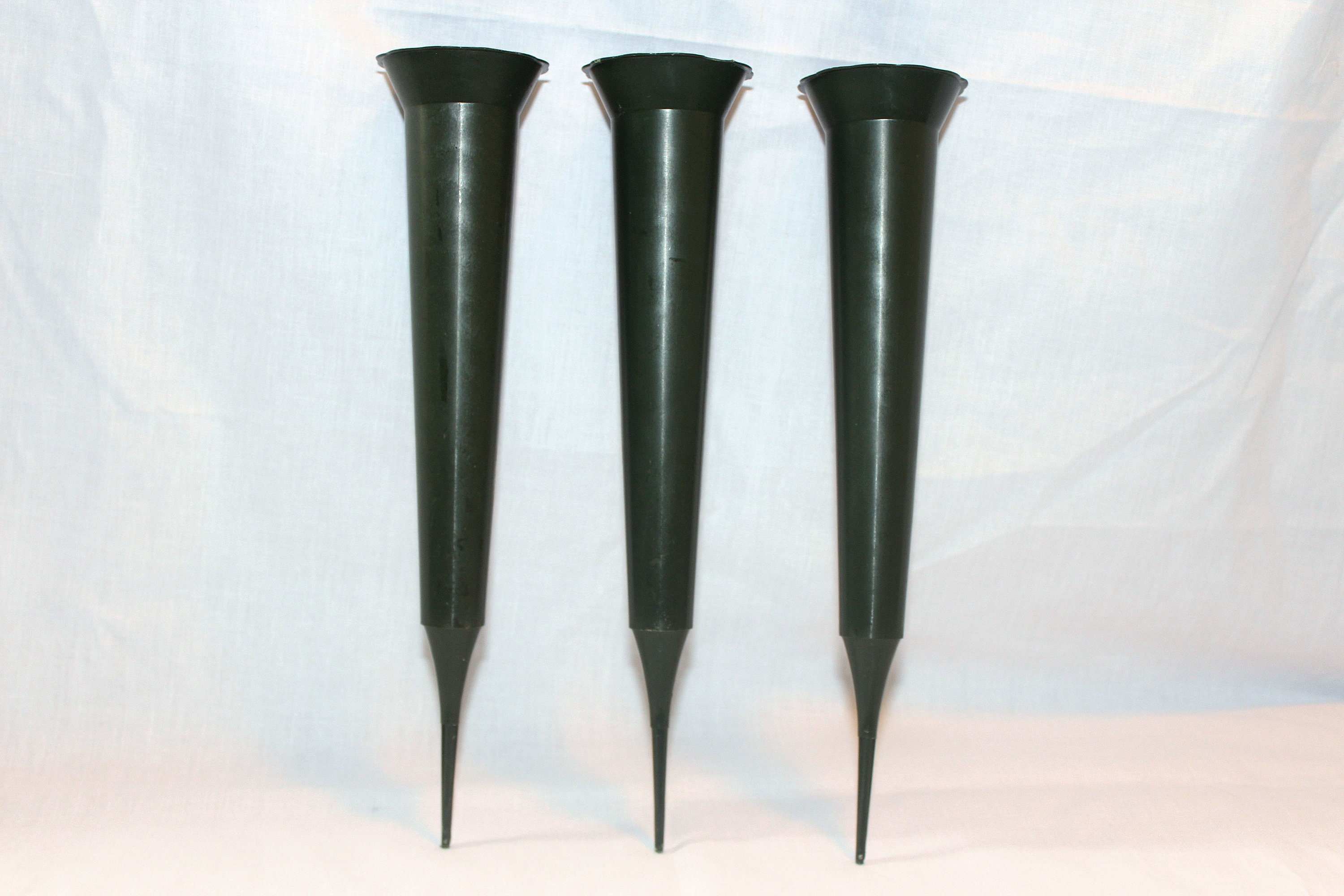 Garden Flower Spike Grave Vase 3 Pieces New Flowerpot Durable Memorial