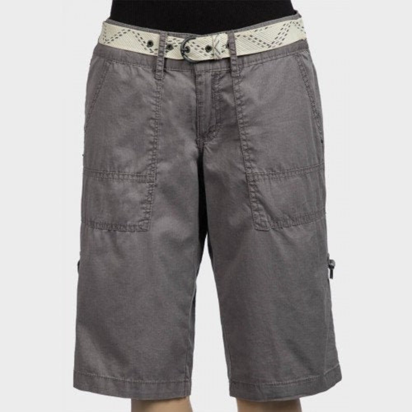 Shorts Ladies Cargo Shorts Grey NOUVEAU Ceinturée Etsy