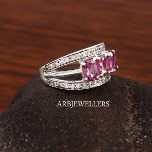 Alexandrite Ring, June Birthstone, Alexandrite Jewelry, 925 Sterling Silver, Vintage Ring, Oval Cut Ring, Engagement Gift Ring, Alexandrite,