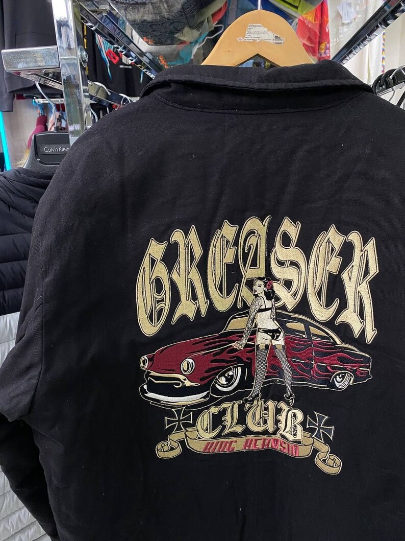 King Kerosin Vintage Bombers Jacket Logo