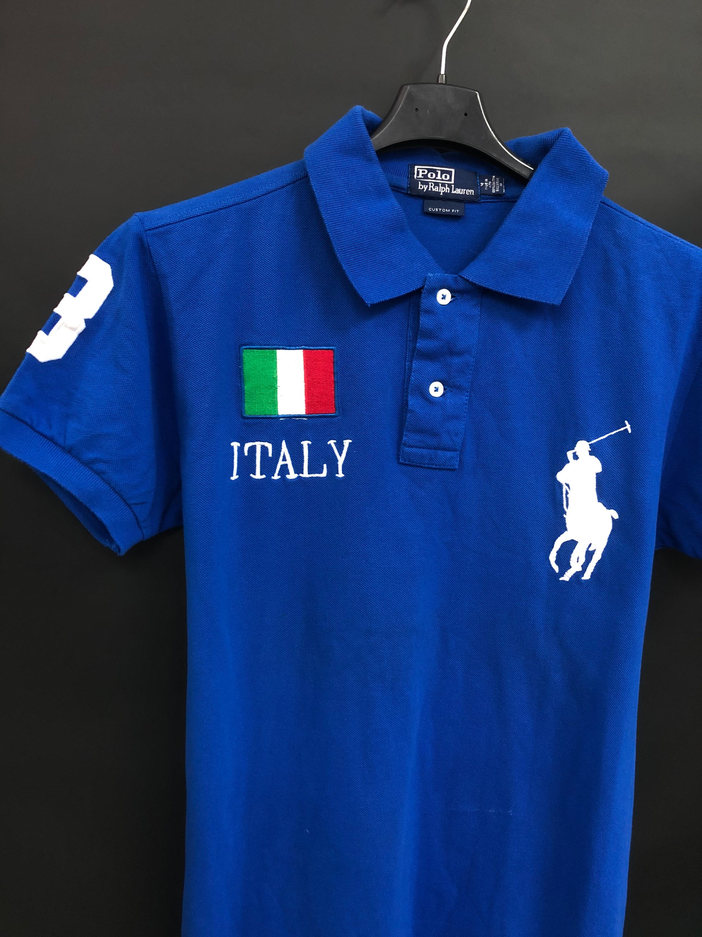 Polo Ralph Lauren Vintage Rare Polo Italy Big Logo - Etsy