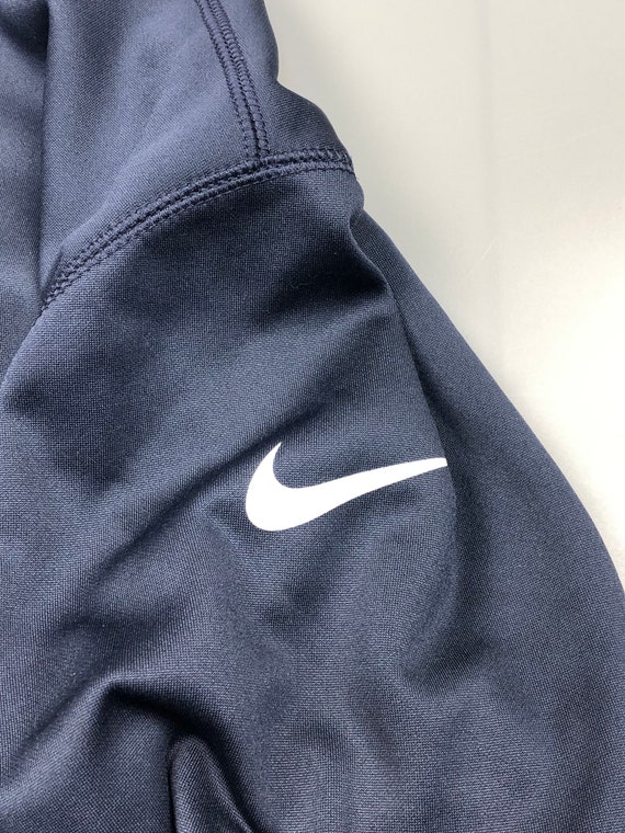 vintage Nike hoodie blue dark Logo on the chest Size … - Gem