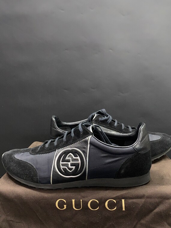 Mens Gucci Logogg 202744 Black Leather 