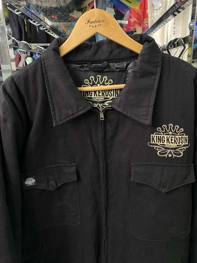 King Kerosin Vintage Bombers Jacket Logo