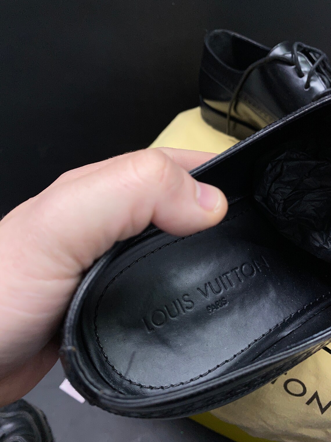 LMUIPMAA Scarpe Abito Formale Business Per Uomo Derby In Pelle Sintetica Oxford Brogue Scarpe Da Sposa,Blu,38 EU - Foto 3