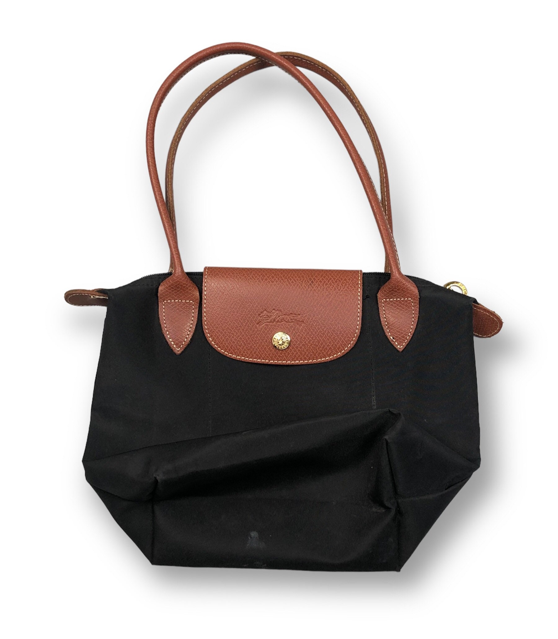 Longchamp Women's Small Le Pliage Bag Nylon Shoulder Bag Tote Fusil ...