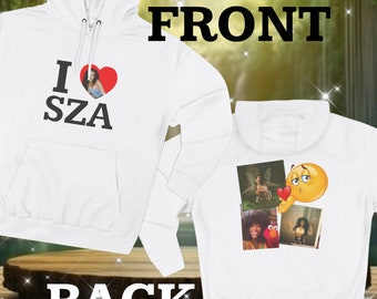 I Love SZA Hoodie Cute Unisex Sza Hoodie Warm But Breathable Perfect Gift Sza Fan Hoodie Y2K SZA Hooded Trendy Teen Gift R&B Artist SZA