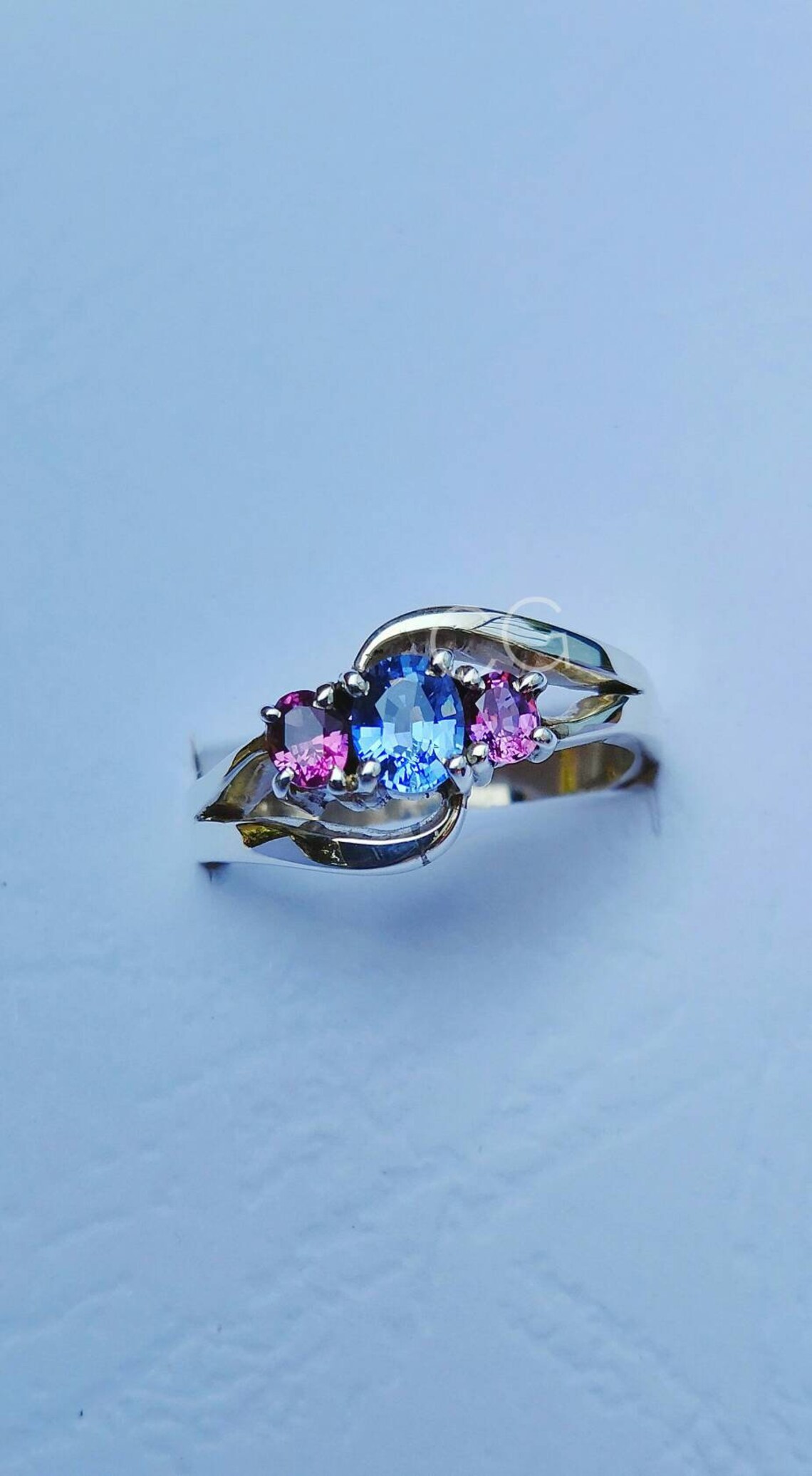 ruby and blue sapphire together