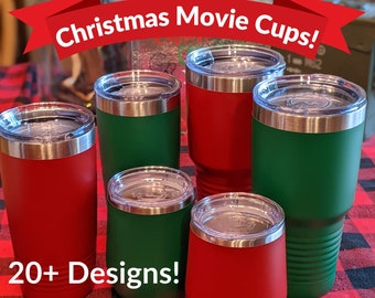 Engraved Christmas Tumbler: Funny Laser Engraved Stainless Steel Cup