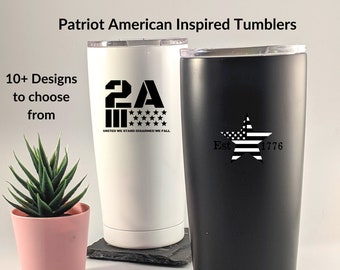 Custom Patriot American Inspired Tumblers