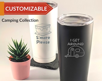 Custom Camping Inspired Tumblers