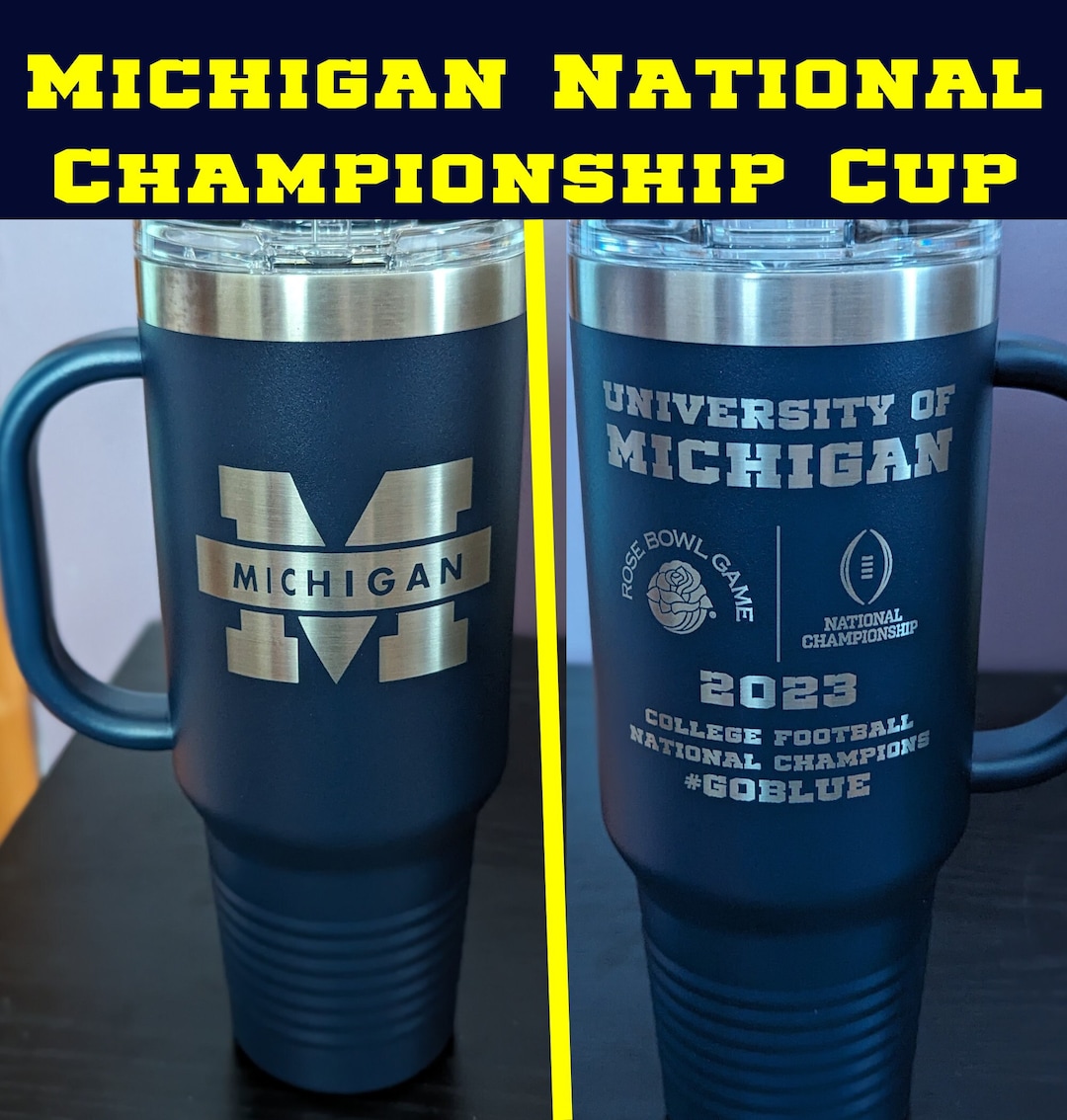 University of michigan ncaa national championship cup 40oz stanley