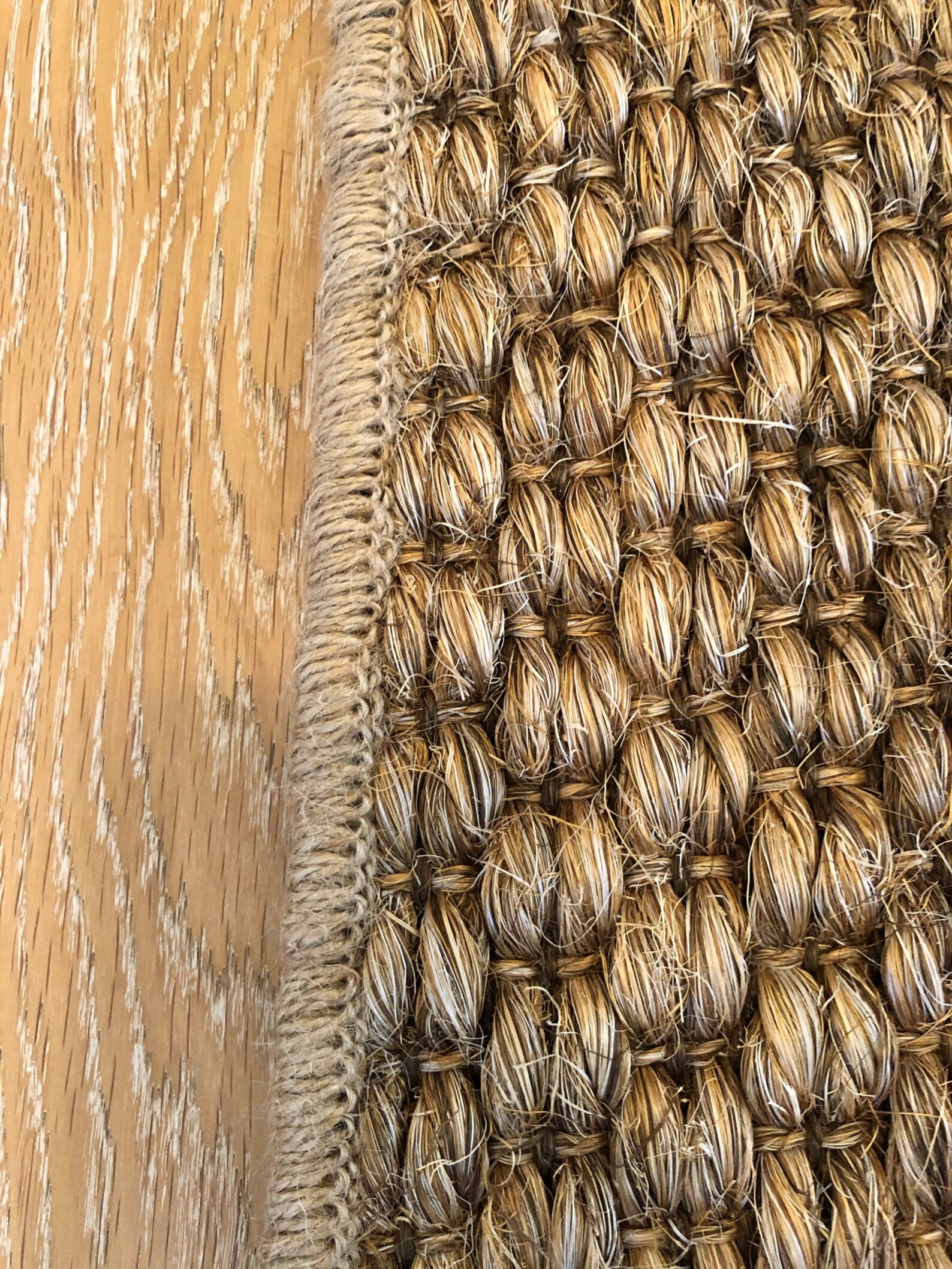 Brown Chunky Sisal Mat 0.67 x 1.83 Etsy