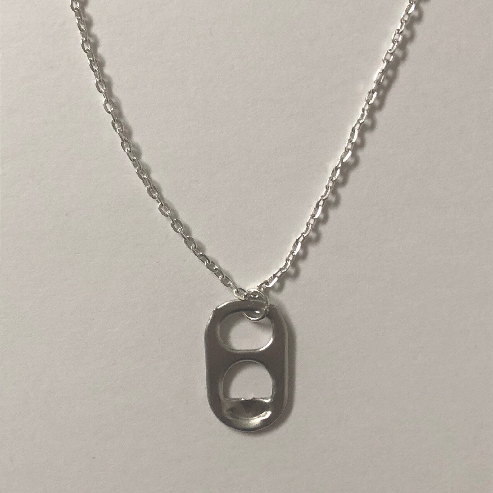 Ring pull necklace Etsy