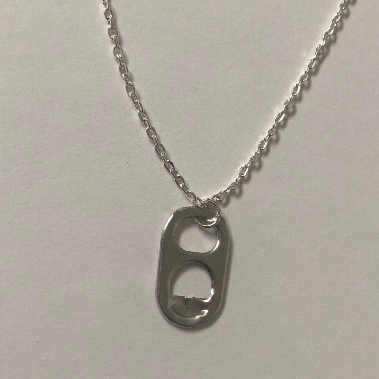 Ring pull necklace Etsy