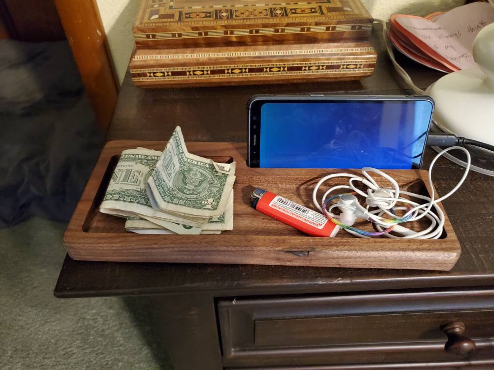 Nightstand Organizer Etsy