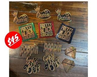Conjunto de parches Queen Boss 12