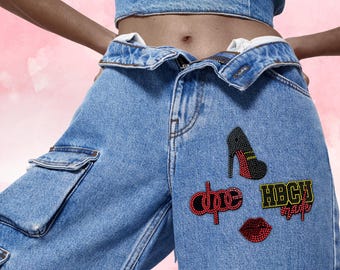 HBCU Made, Bling Patch Set | High-Intensity Spark Composite, Smooth Touch