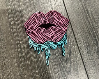 Dripping Lips Patch