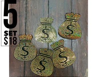 Money Bag 5 Patch Set