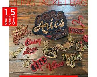 Aries Fist Jacket Bag 15 Patch Set