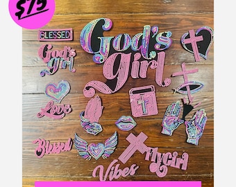 God's Girl 15 Patch Set