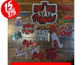 Melanin stay Poppin' 15 Patch Set