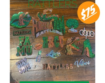 Conjunto de parches Florida A y M Rattlers