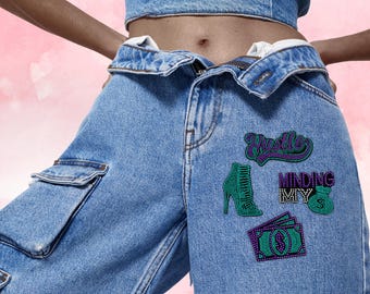 Hustle, Bling Patch Set | High-Intensity Spark Composite, Smooth Touch