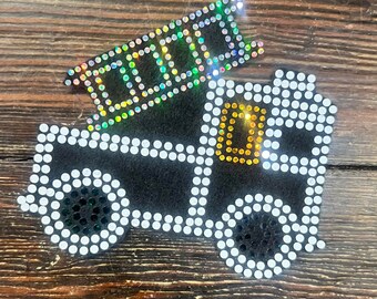 Feuerwehrauto Aufnäher