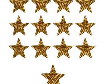 Mini Stars, Bling Patch Set | High-Intensity Sparkle Composite, Smooth Touch, 10 Count