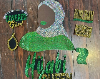 Muslim Woman 7 Patch Set