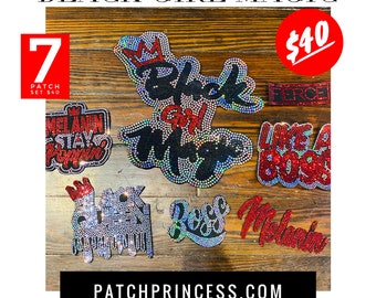 Black Girl Magic 7 Patch Set