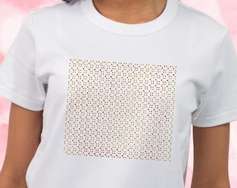 Dots Iron Transfer, DIY Heat Press, Apparel Sticker - Bold Typography