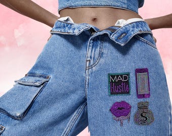 Mad Hustle, Bling Patch Set | High-Intensity Spark Composite, Smooth Touch
