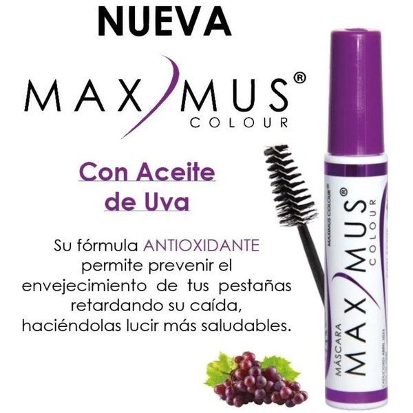 Maximus Colours Mascara | Argan oil Mamey oil +Castor oil | Eyelash Growth mascara| Beautiful Lashes| Intense Black | Natural Ingredients