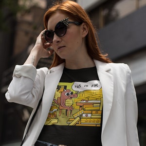 This Is Fine Dragon Hoard Femme T-Shirt