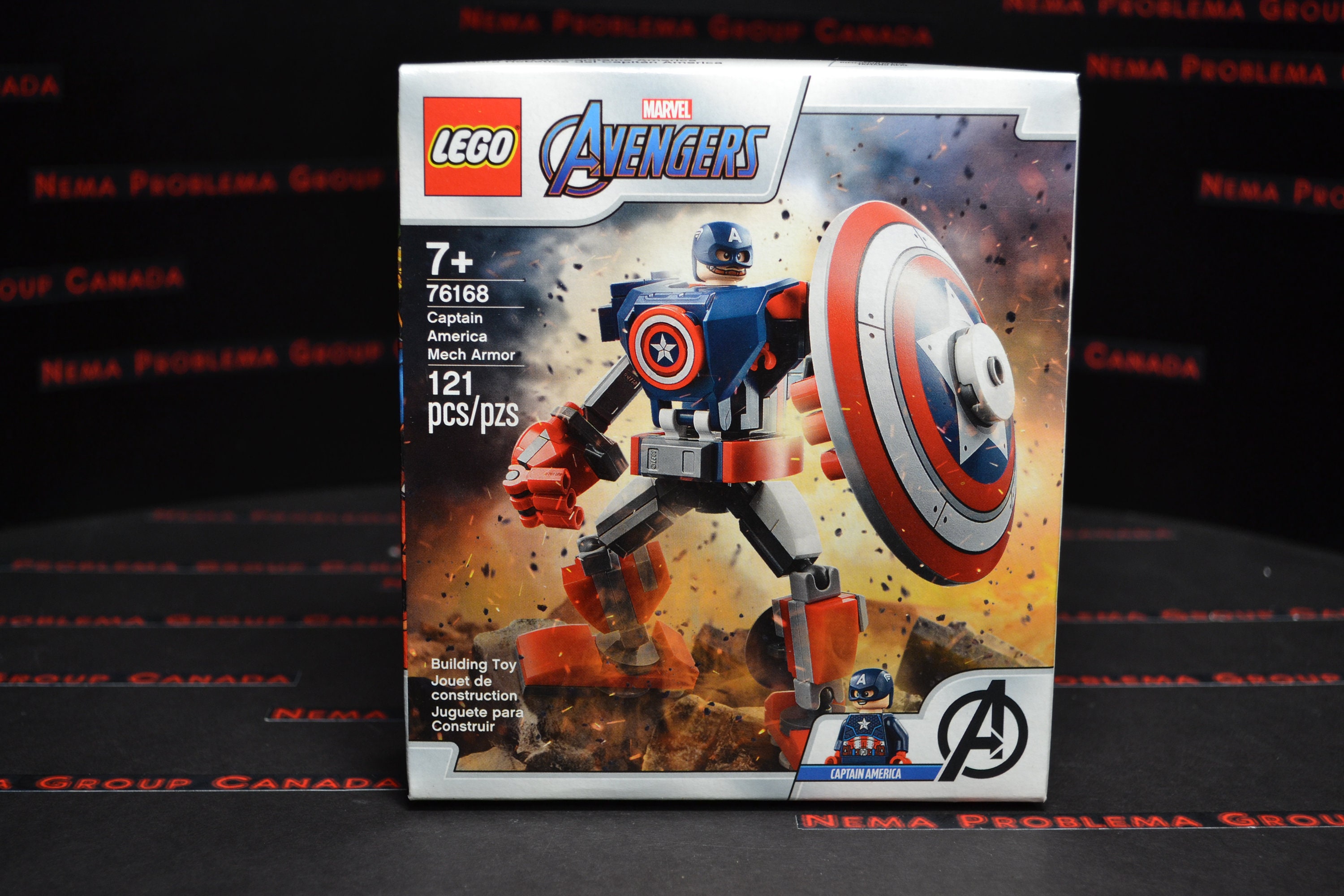 Lego Captain America Mech Armor Lego 76168 Marvel - Etsy