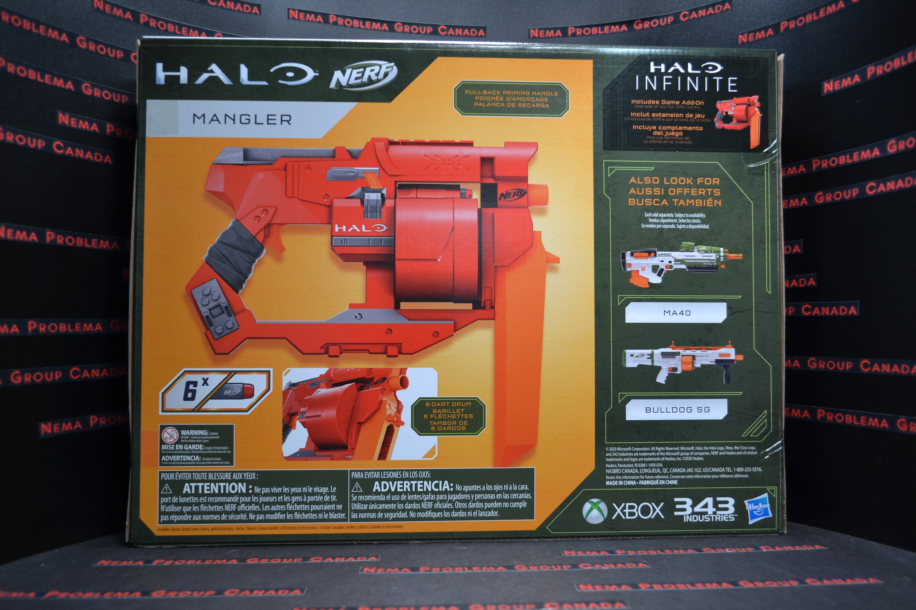 Hasbro Nerf Halo Mangler Dart Blaster