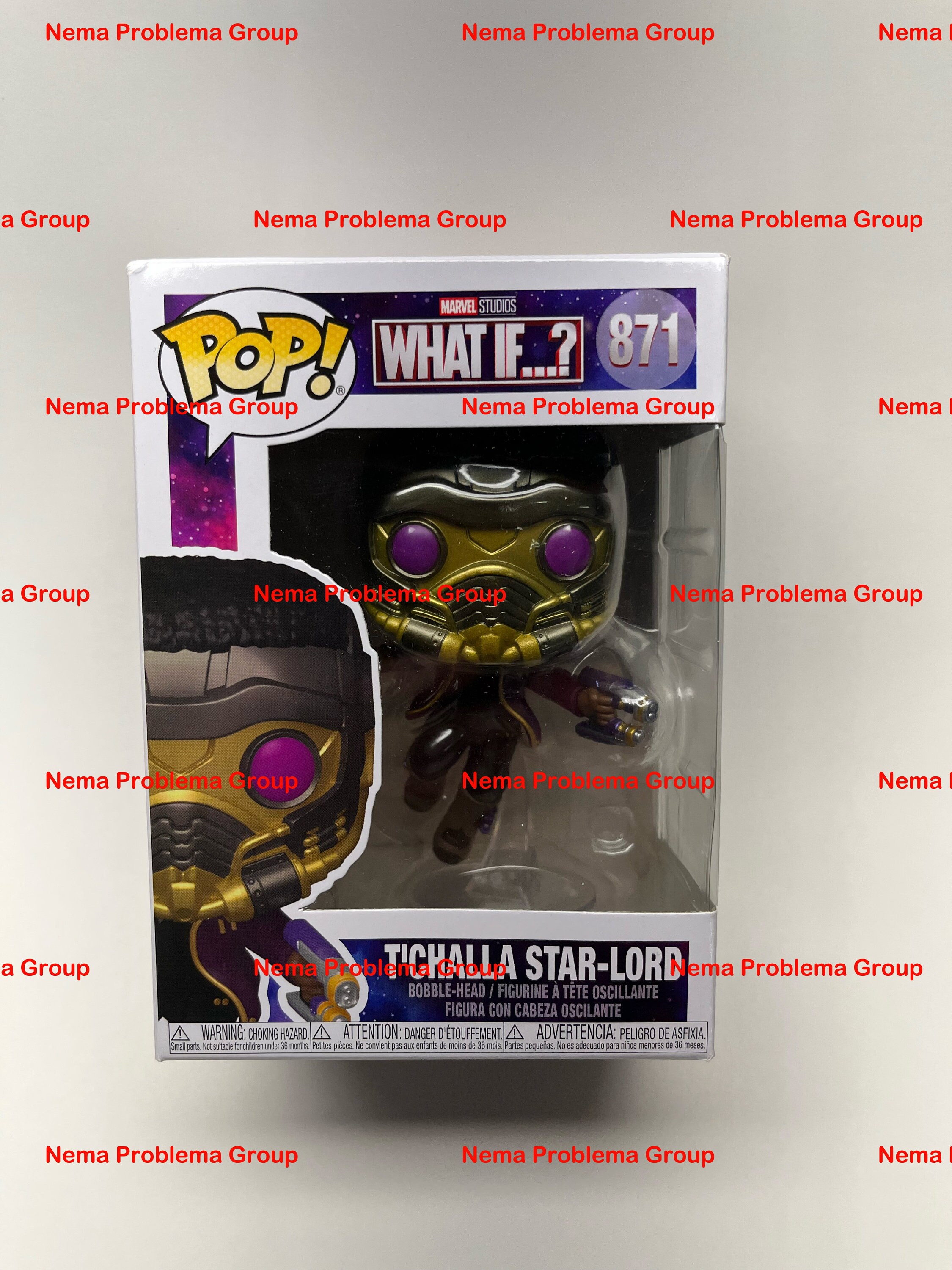 Funko Pop Marvel #871 What If? T'Challa Star-Lord - IN HAND