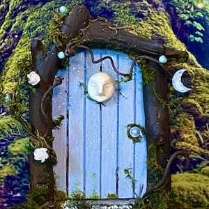 Midnight in the Garden Fairy Door- Fairy Garden-Cottagecore