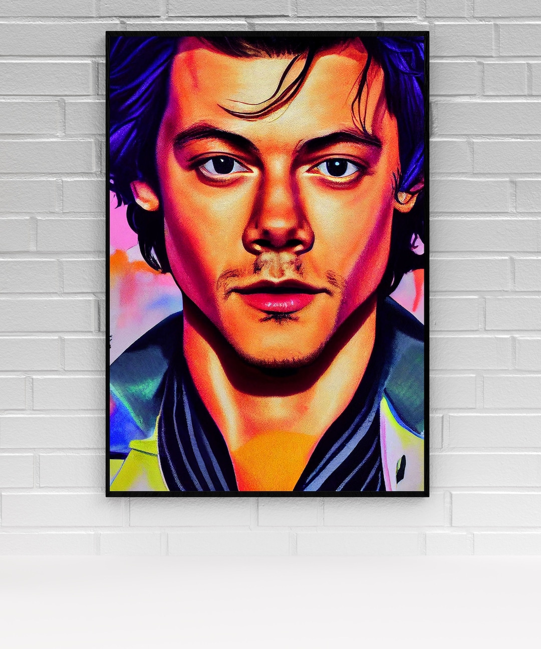 Harry Styles Poster Ai Wall Art Harry Styles Gift Ai Wall Art Etsy