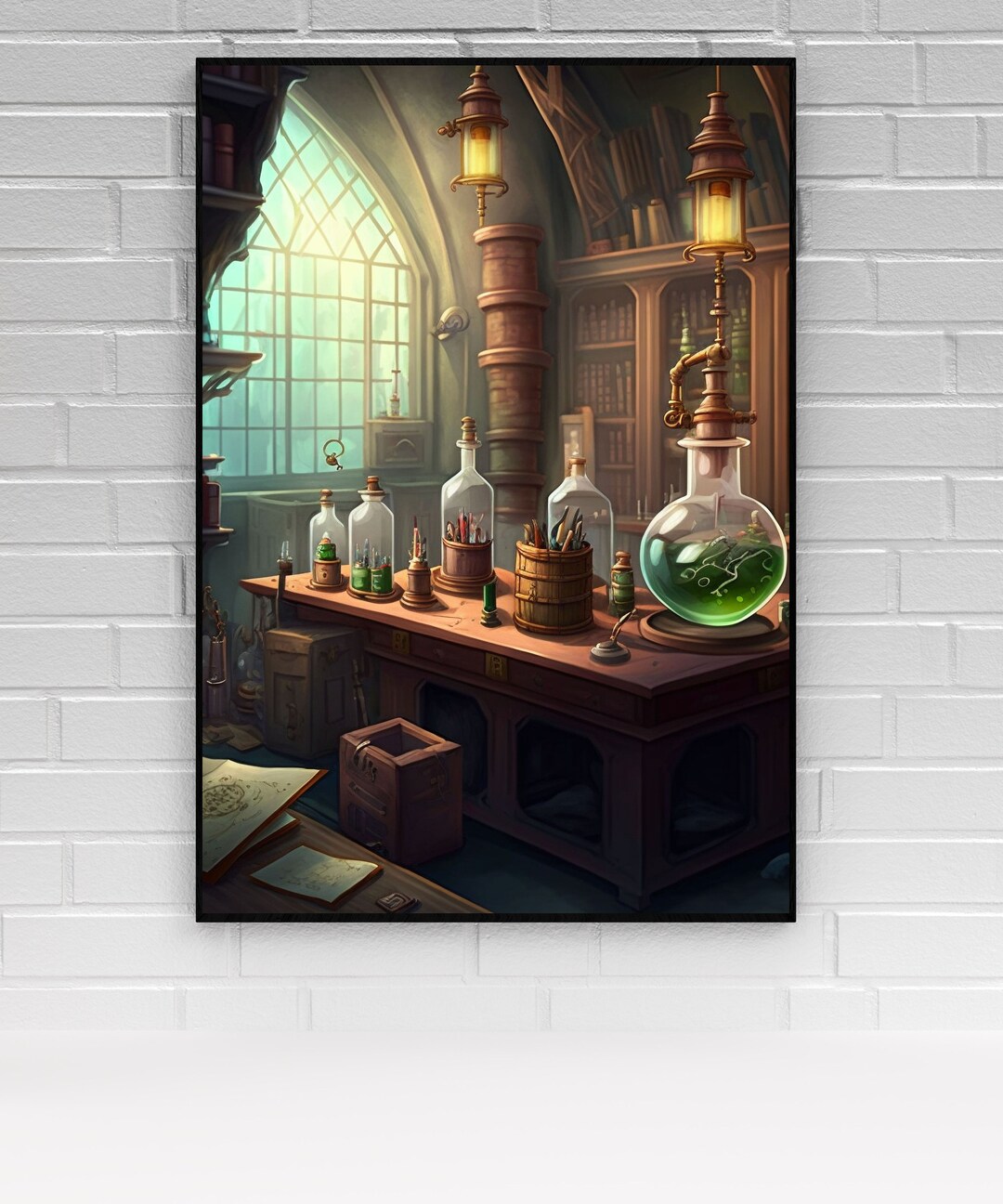 Hogwarts Laboratory Ai Generated Artwork Harry Potter Gift - Etsy